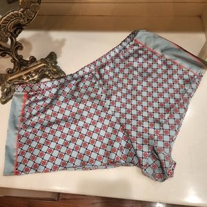 Victoria's Secret Blue/Green/Orange 100% Polyester Heirloom PJ Shorts Sz M